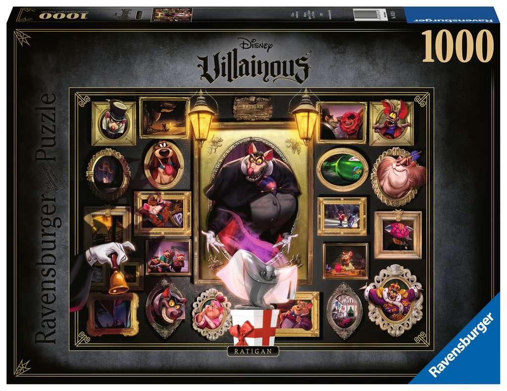 Puzzle 1000 piezas -Villainous: Ratigan- Ravensburger