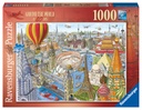 Puzzle 1000 piezas -La Vuelta al Mundo en 80 Días- Ravensburger