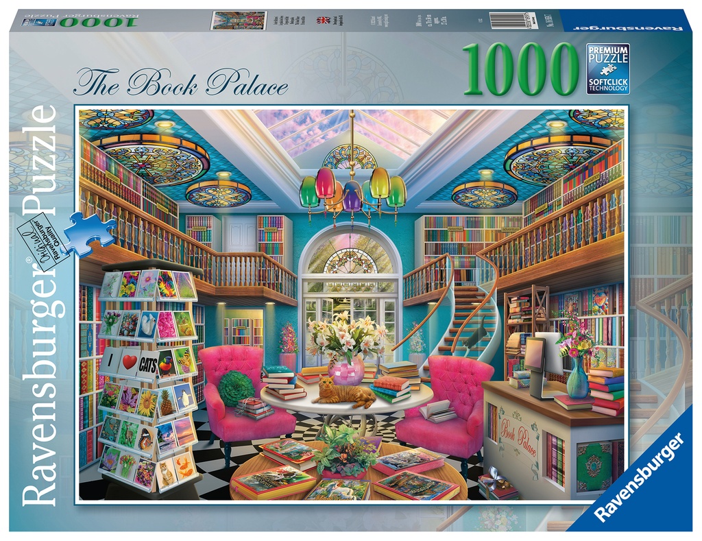 Puzzle 1000 piezas -El Reino del Libro- Ravensburger