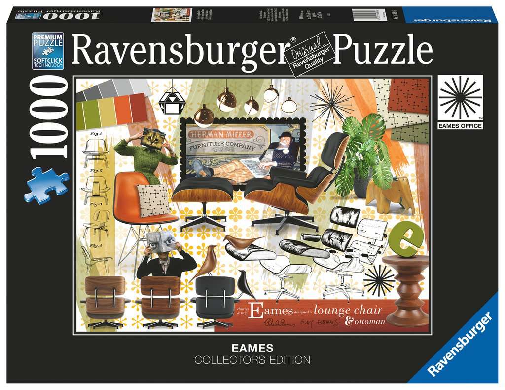 Puzzle 1000 piezas -Eames Design Classics- Ravensburger