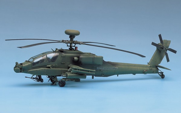 Helicóptero 1/48 -AH-64A- Academy