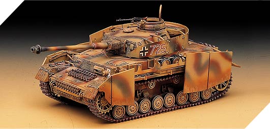 Carro 1/35 Tanque -German Panzer IV H w/Armor- Academy
