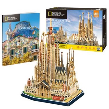 Set Construcción -La Sagrada Familia- National Geographic- Cubic Fun 3D