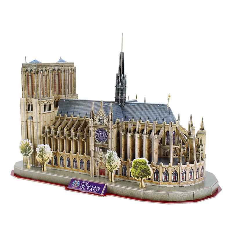 Set Construcción -Notre Dame- National Geographic- Cubic Fun 3D