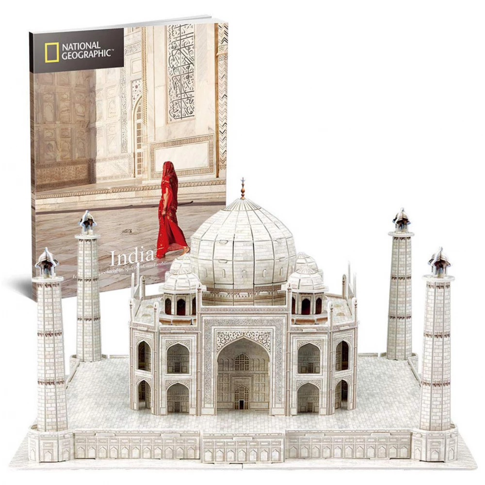 Set Construcción -Taj Mahal- National Geographic- Cubic Fun 3D