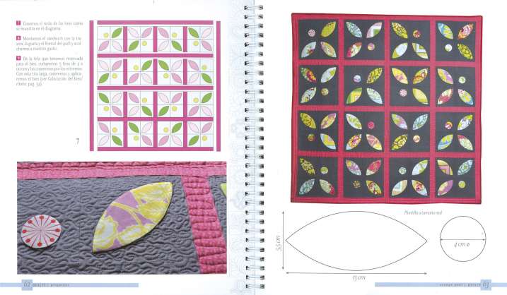 Quilts Colchas de Patchwork- Editorial Tikal