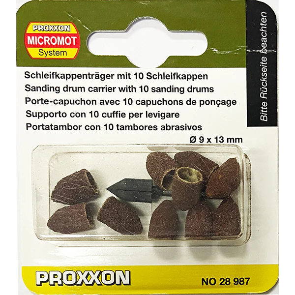 Lijas Cónicas 9 mm. GR80/GR150 (10 pzs.) Proxxon
