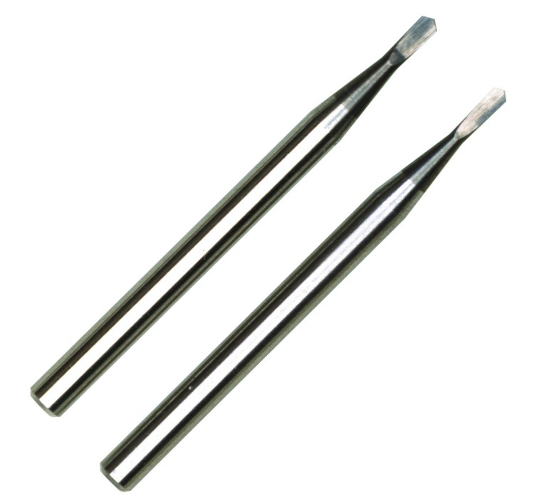 Brocas / Fresas Metal Duro 1,0 / 1,2 mm. (2 pzs.) Proxxon