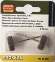 Cepillos Lijar Vellón Nylon 20 mm.  (2 pzs.) Proxxon