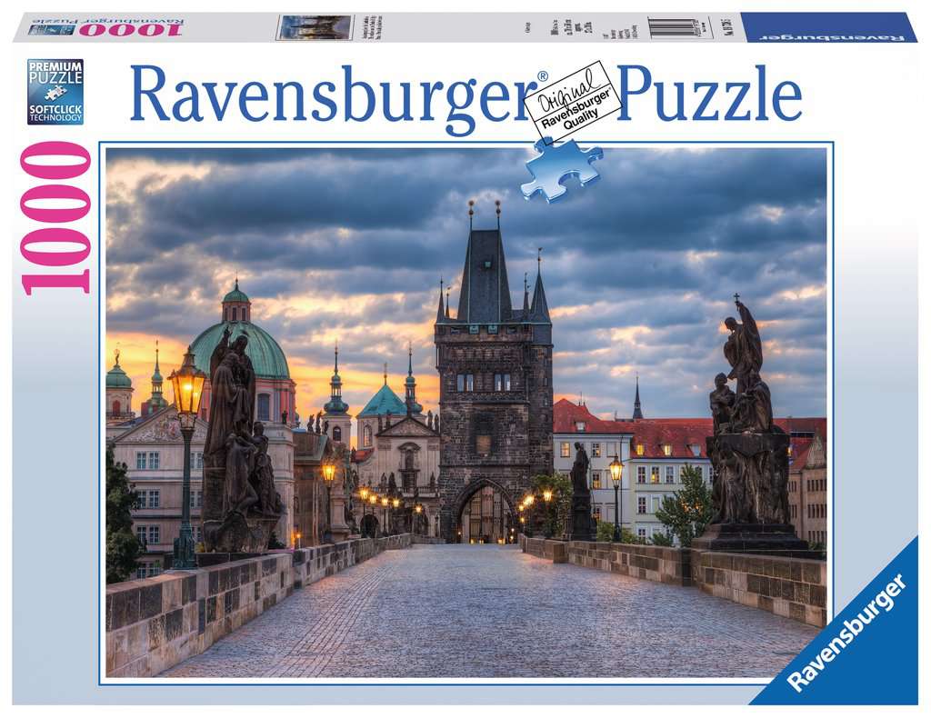 Puzzle 1000 piezas -The Walk Across the Charles Bridge- Ravensburger