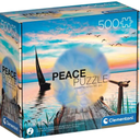 Puzzle 500 piezas -Peaceful Wind- Clementoni