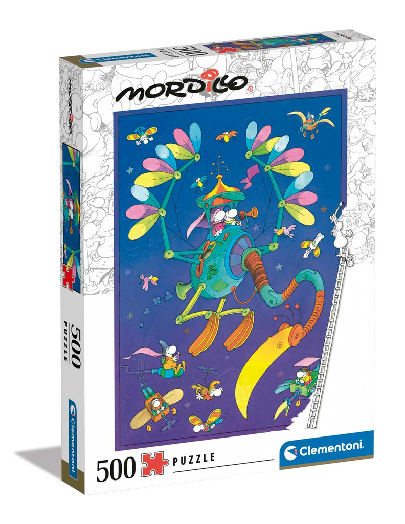 Puzzle 500 piezas -Mordillo- Clementoni