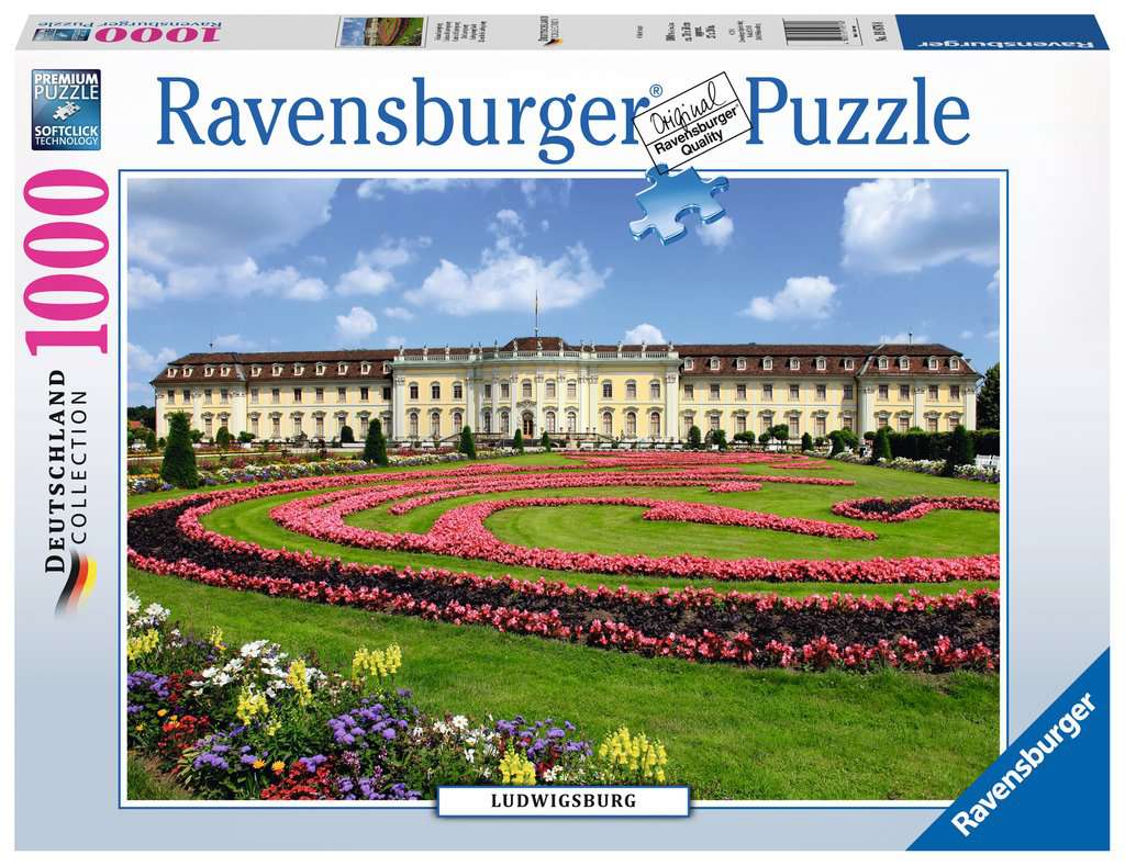 Puzzle 1000 piezas -El castillo de Ludwigsburg- Ravensburger