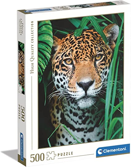 Puzzle 500 piezas -El Jaguar en la Jungla- Clementoni