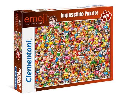 Puzzle 1000 piezas -Imposible: Emoji- Clementoni