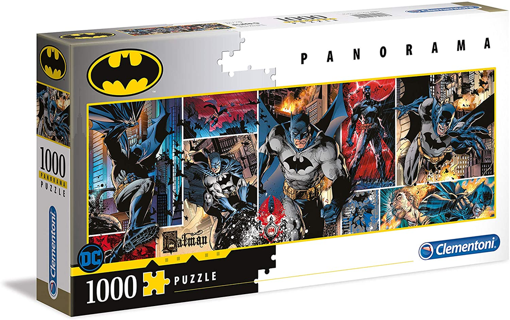 Puzzle 1000 piezas -Panorama: HQC Batman- Clementoni