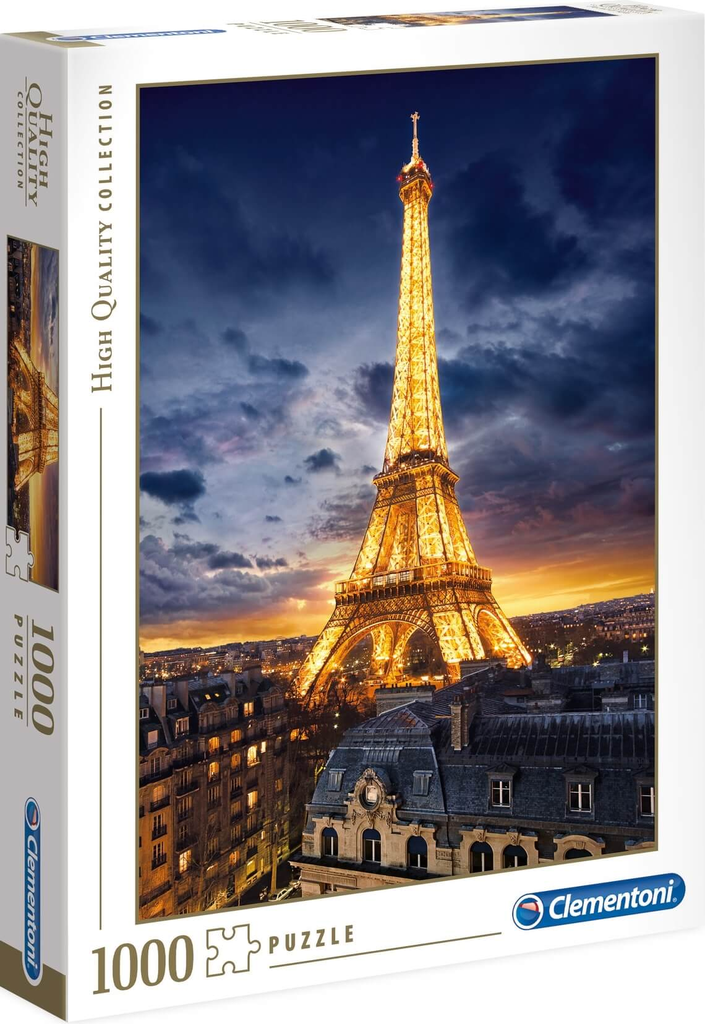 Puzzle 1000 piezas -Tour Eiffel- Clementoni