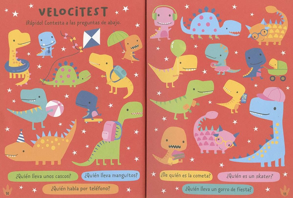 Dinosaurios - Pegatinas de Gel- Susaeta Ediciones