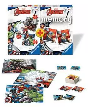 Multipack Memory + 3 Puzzles -Avengers- Ravensburger
