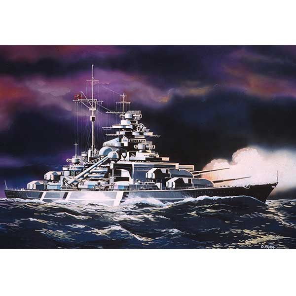 Barco 1/1200 -Crucero Bismarck- Revell