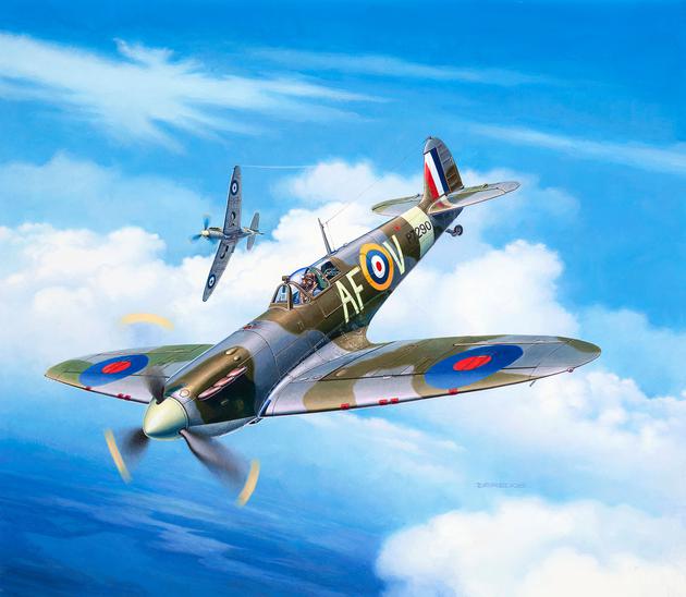 Avión 1/72 -Spitfire Mk.IIa- Revell