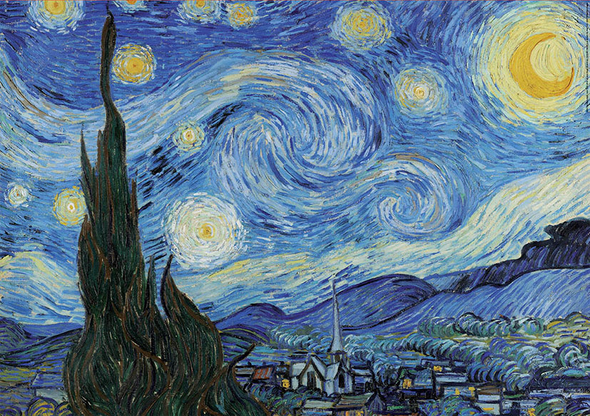 Puzzle 1000 piezas -Noche Estrellada, Van Gogh- Educa