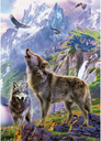 Puzzle 500 piezas -Lobos en las Rocas- Educa