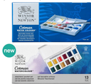 Winsor&Newton Estuche Acuarela 12 1/2 Pastillas "Sketchers" Cotman