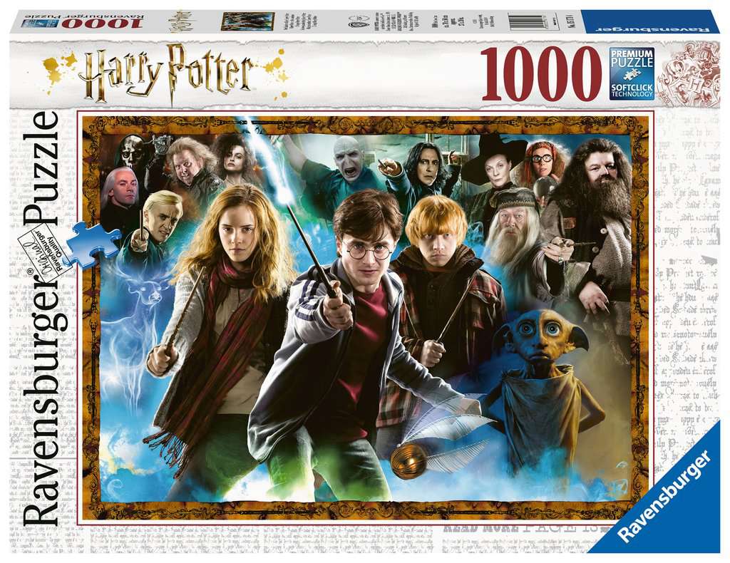 Puzzle 1000 piezas -El Mago Harry Potter- Ravensburger