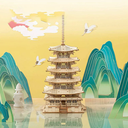 Set Construcción Madera -Pagoda- Rolife Robotime