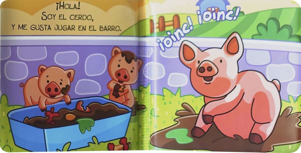 Juego Libro de Baño -Amigos de la Granja- Susaeta Ediciones