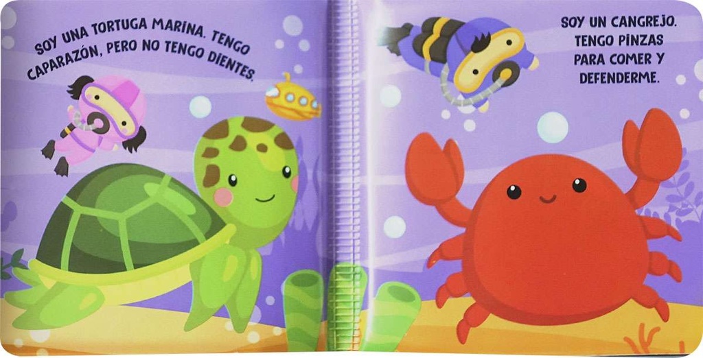 Juego Libro de Baño -Animales del Mar- Susaeta Ediciones