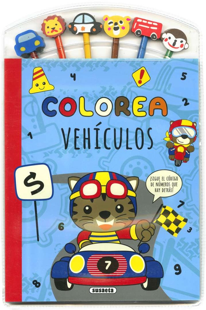 Colorea Vehículos - Susaeta Ediciones
