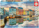 Puzzle 2000 piezas -Puerto de Copenhage- Educa