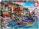 Puzzle 3000 piezas -Puesta de Sol en Como- Educa