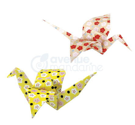 Set Papel Origami -Nippon- 60 Hojas 20 x 20 cm. 70 gr. Avenue Mandarine