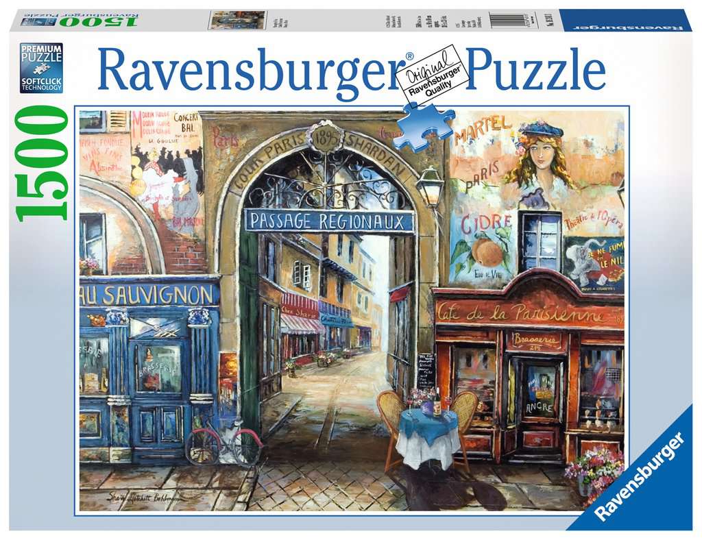 Puzzle 1500 piezas -Pasaje a París- Ravensburger