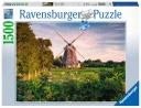 Puzzle 1500 piezas -Molino de Viento en el Mar Báltico- Ravensburger