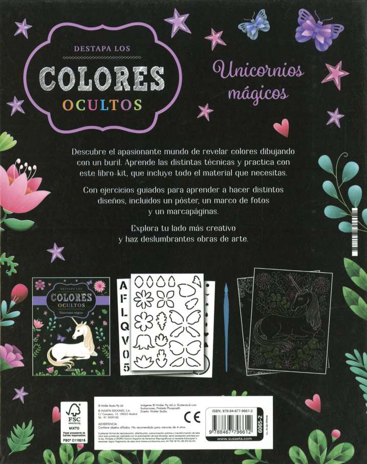 Colores Ocultos -Unicornios Mágicos- Susaeta Ediciones