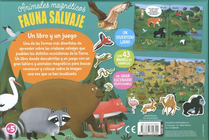 Animales Magnéticos -Fauna Salvaje- Susaeta Ediciones