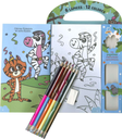 6 Lápices, 12 Colores -Animales- Susaeta Ediciones