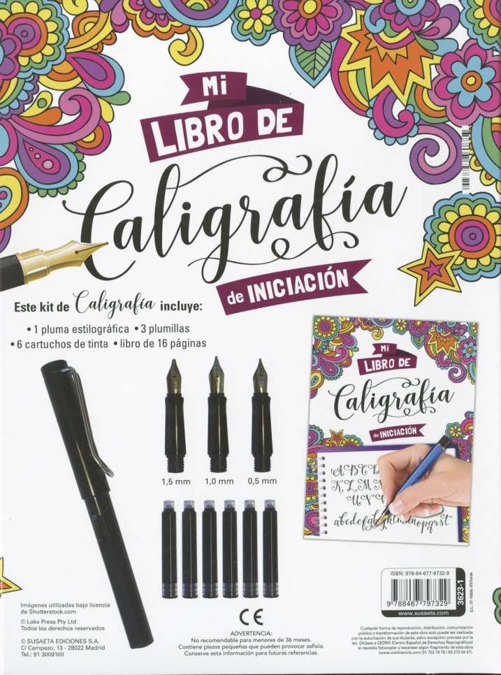 Libro Kit -Mi Libro de Caligrafía- Susaeta Ediciones