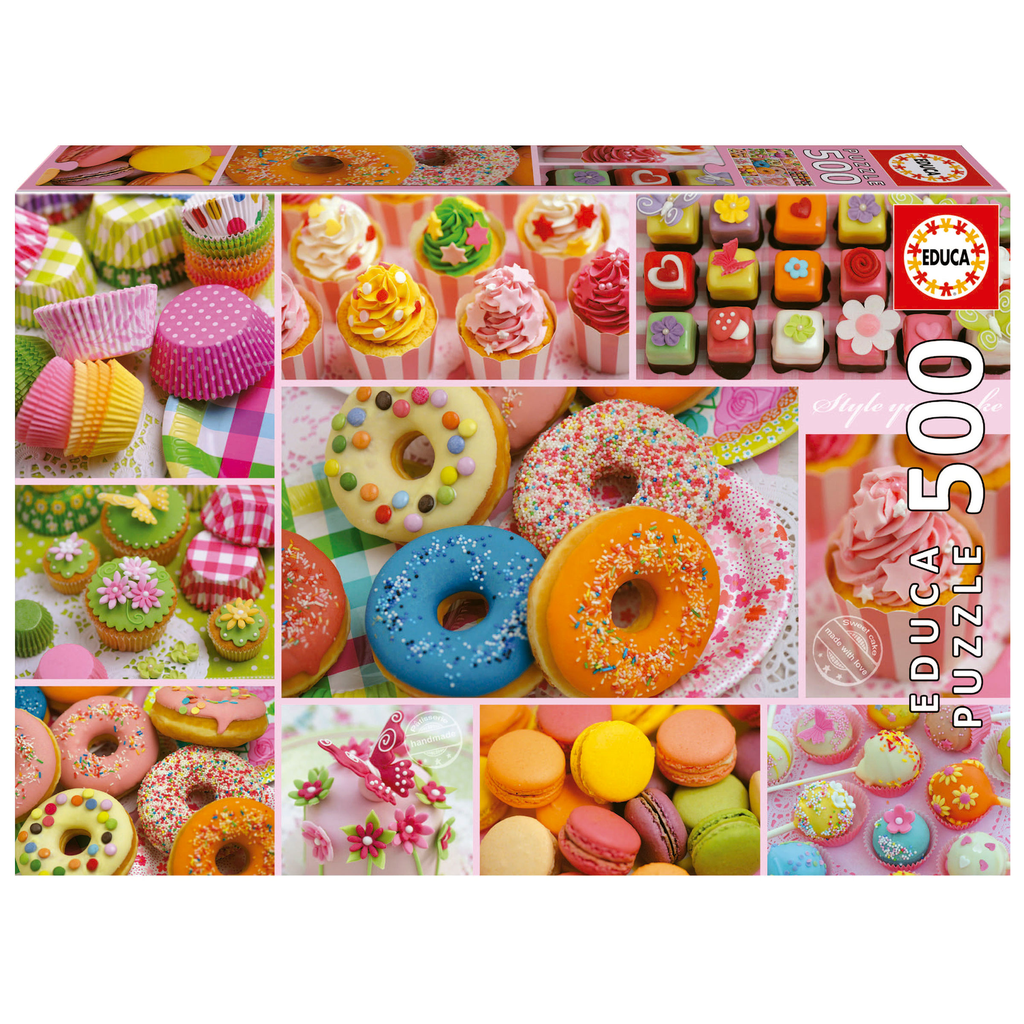 Puzzle 500 piezas -Collage de Dulce- Educa