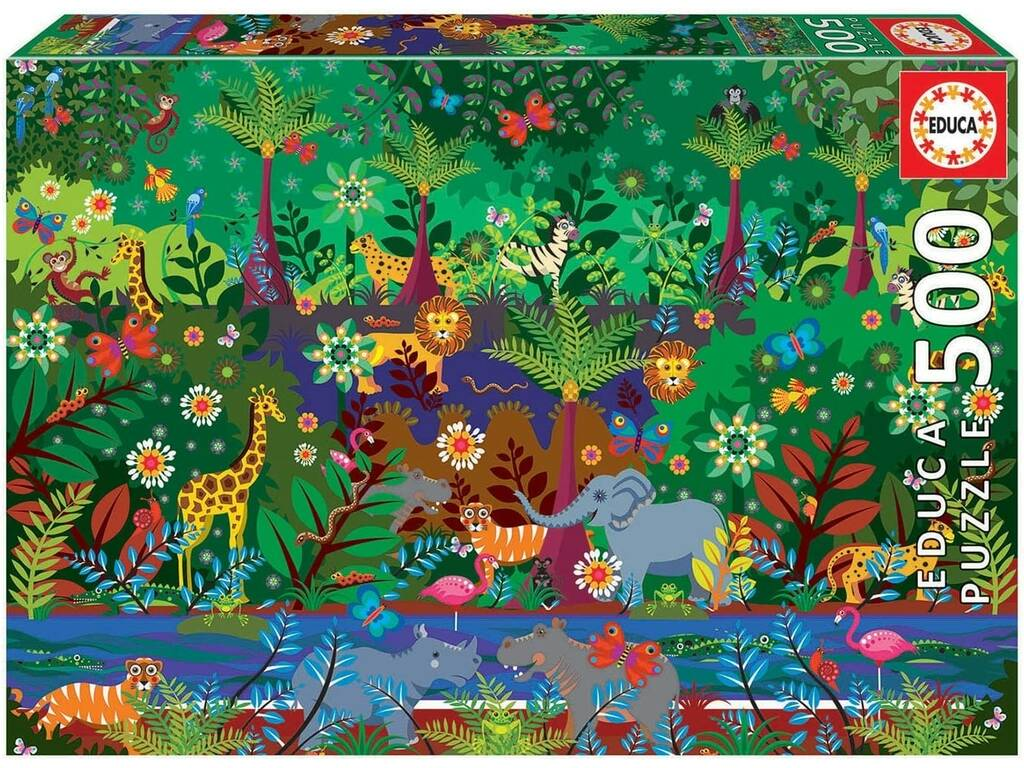 Puzzle 500 piezas -Jungla- Educa