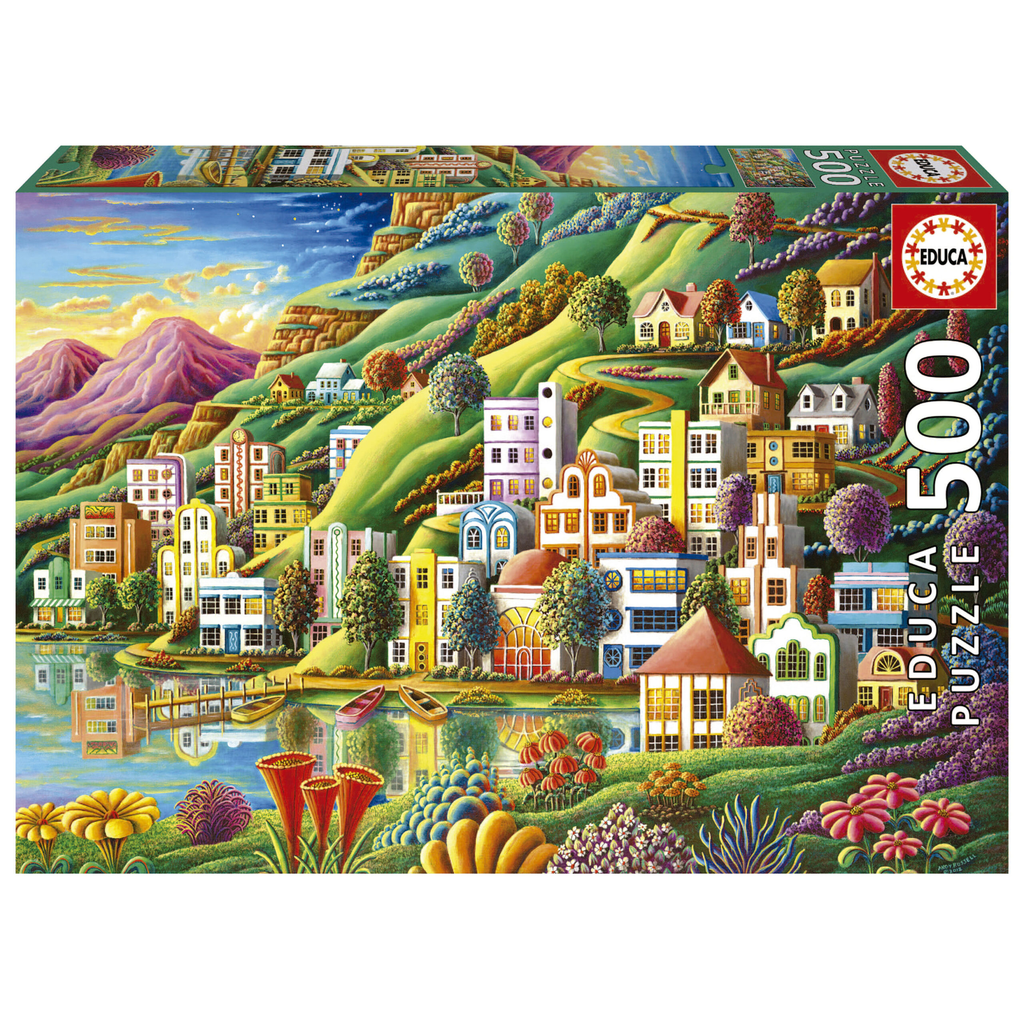 Puzzle 500 piezas -Puerto Escondido- Educa