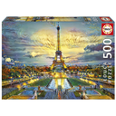 Puzzle 500 piezas -Torre Eiffel- Educa