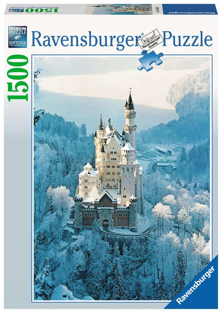 Puzzle 1500 piezas -Neuschwanstein En Invierno- Ravensburger