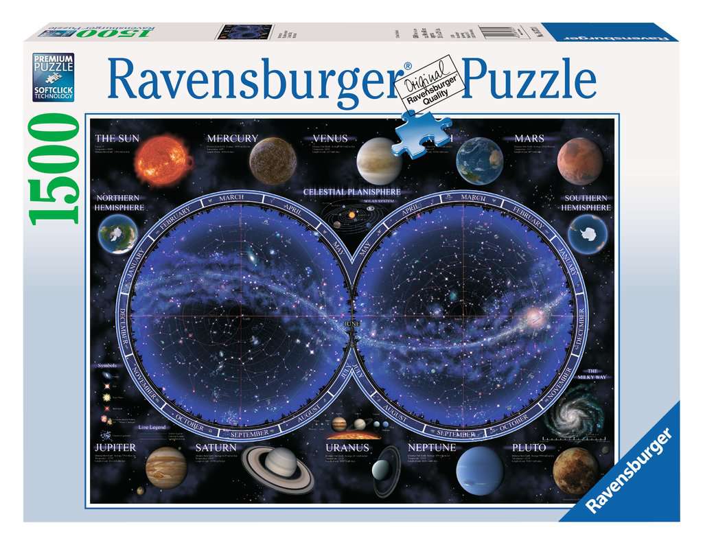 Puzzle 1500 piezas -Planisferio Celeste- Ravensburger