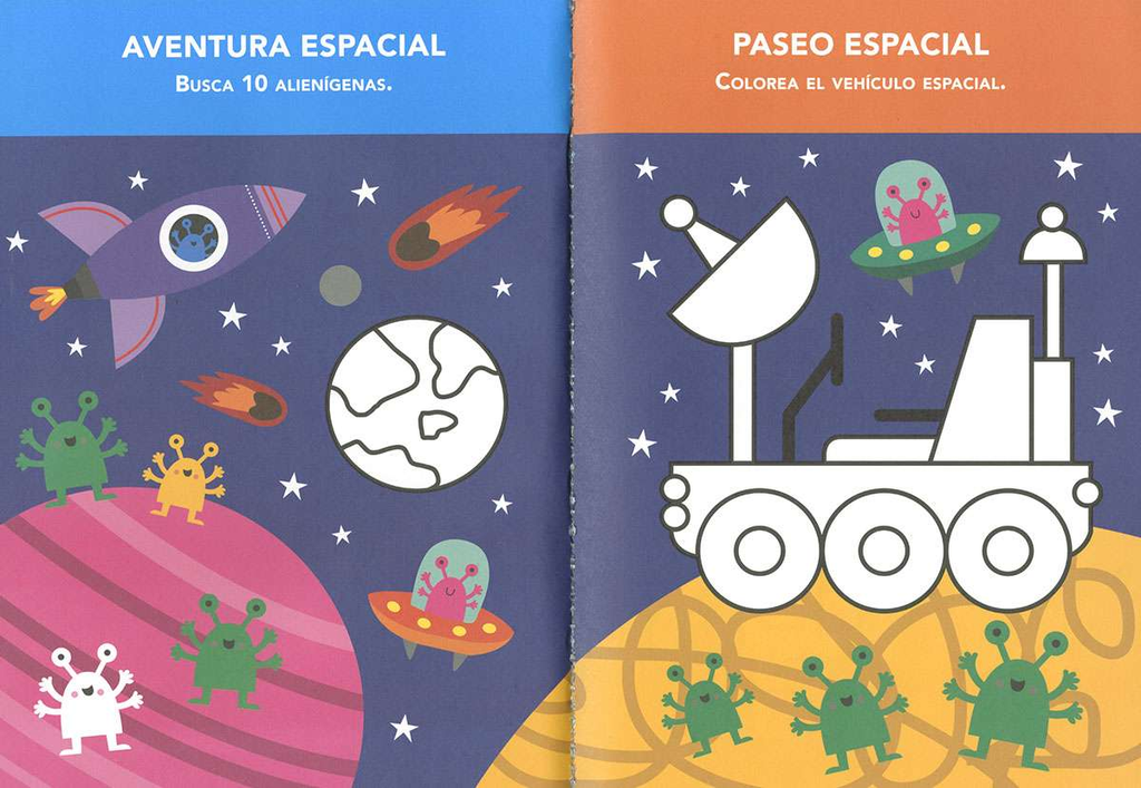 Actividades y Pegatinas Acolchadas -El Espacio- Susaeta Ediciones