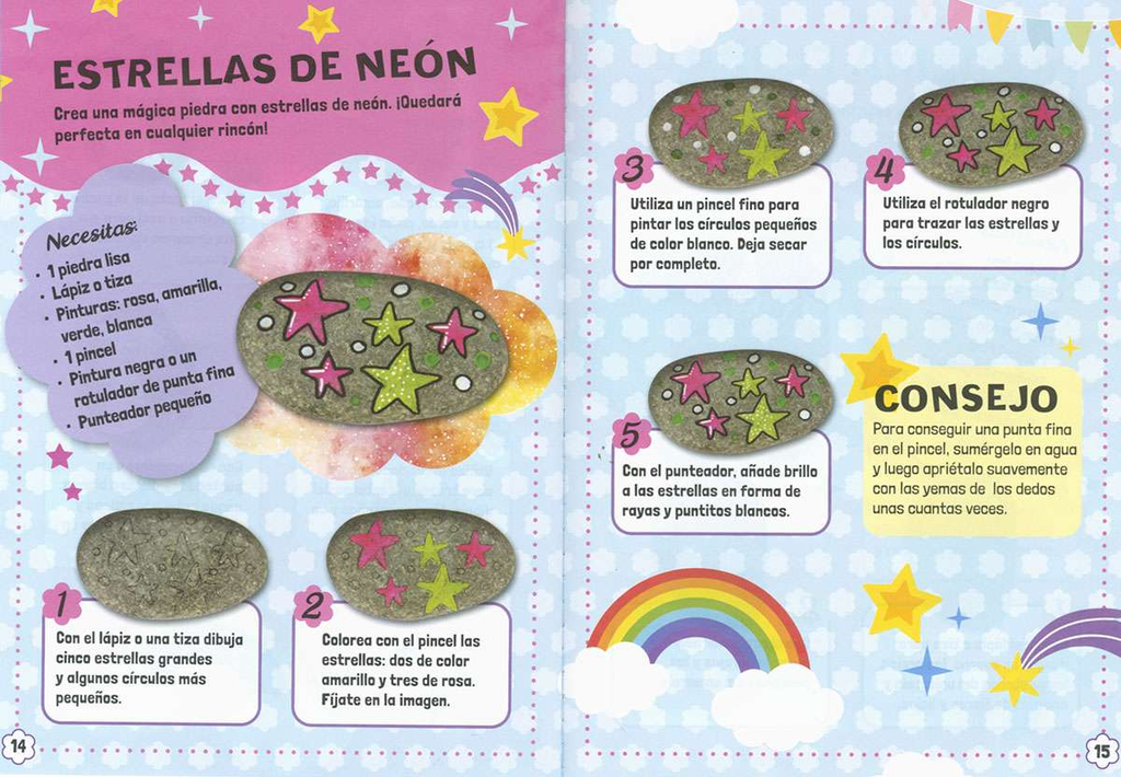 Piedras de Neón -Unicornios en Piedras- Susaeta Ediciones